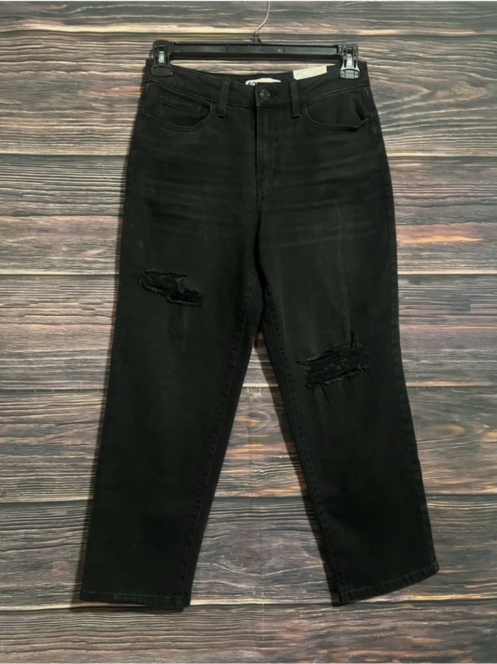 Kohl's Black Straight Leg Jeans - Size 9